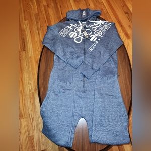 NWT Crosshatch Black Label One Piece Jump Suit Mens Size SM